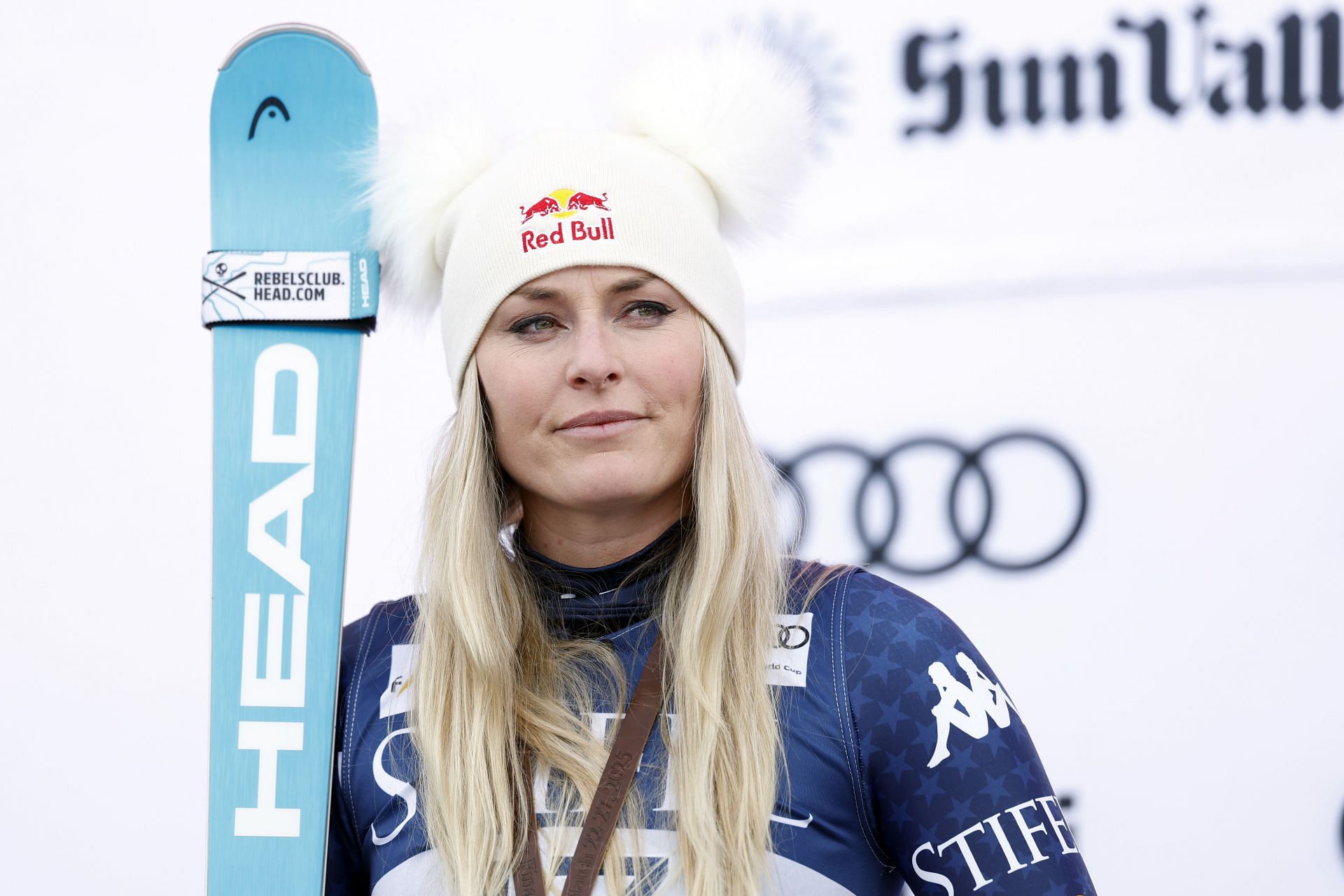 Lindsey Vonn at the Audi FIS Alpine Ski World Cup - Men's and Women's Super G - Source: Getty